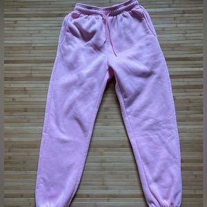 Pink sweatpants